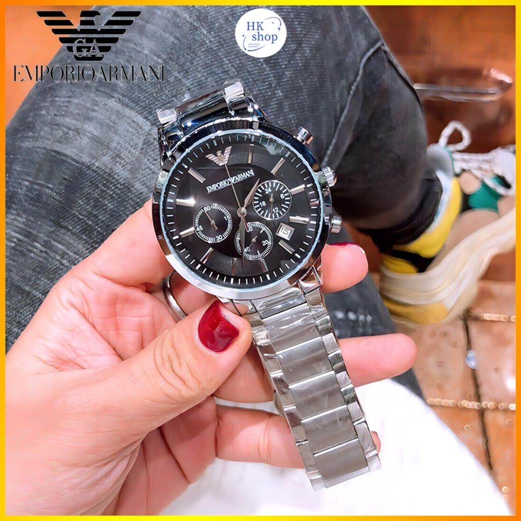 luxury Watch silver black