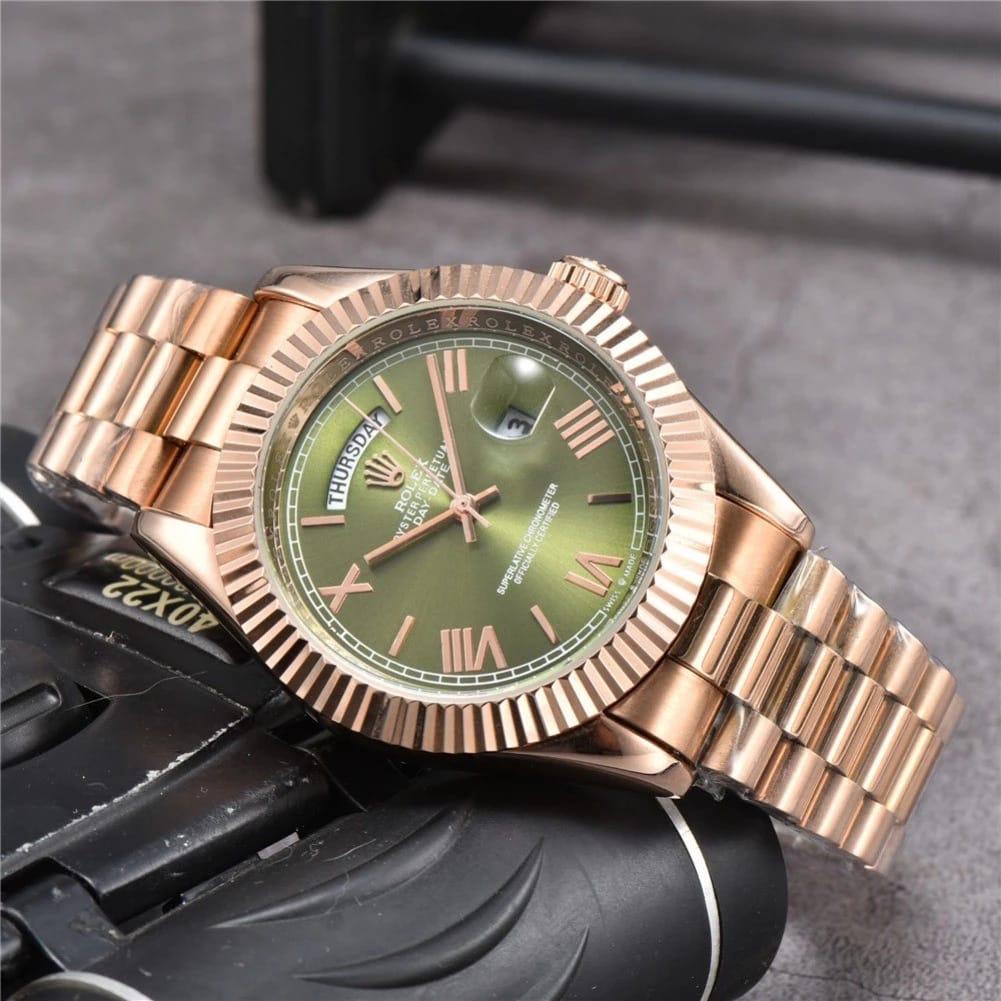 luxury Watch green dial virat kohli edition