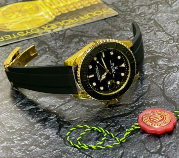 luxury Watch Oyster perpetual Yach Master Battery Gold