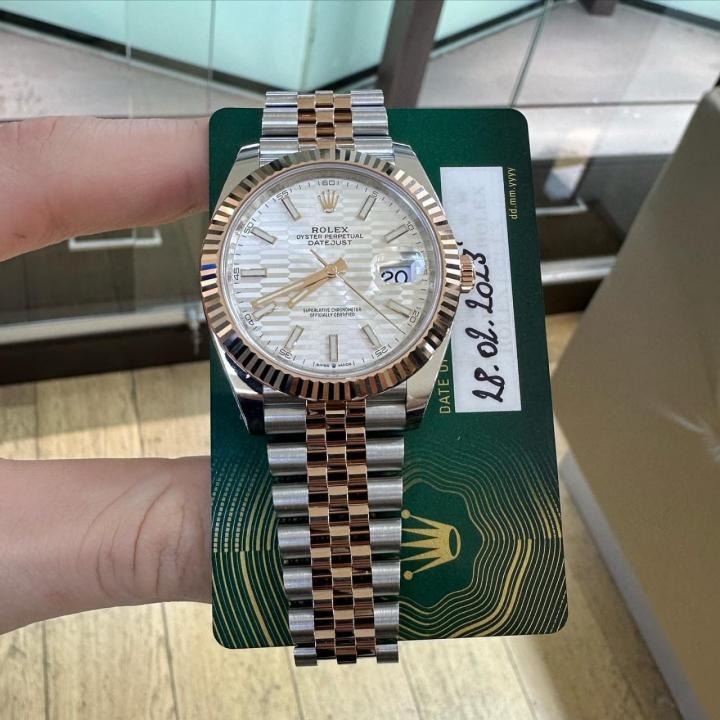 luxury Watch Oyster perpetual Date Just Automatic White