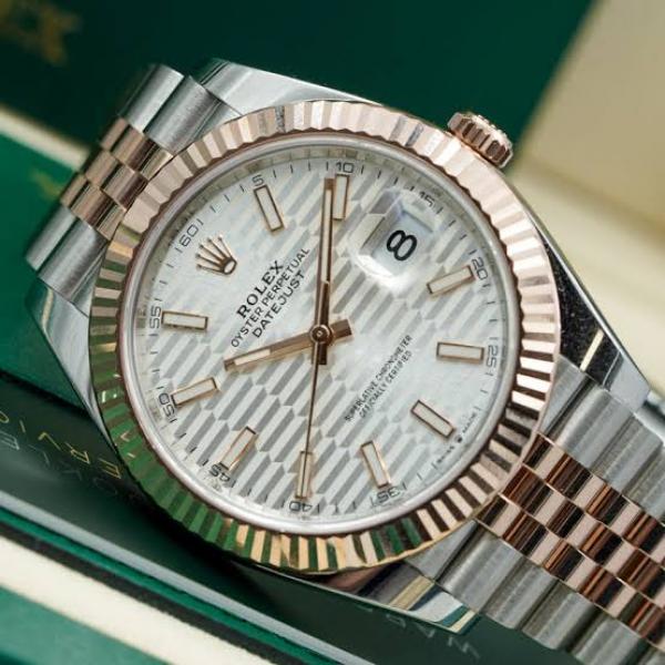 luxury Watch Oyster perpetual Date Just Automatic White