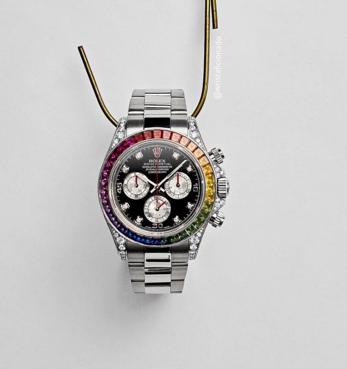 luxury Watch Oyster perpetual Rainbow Gold