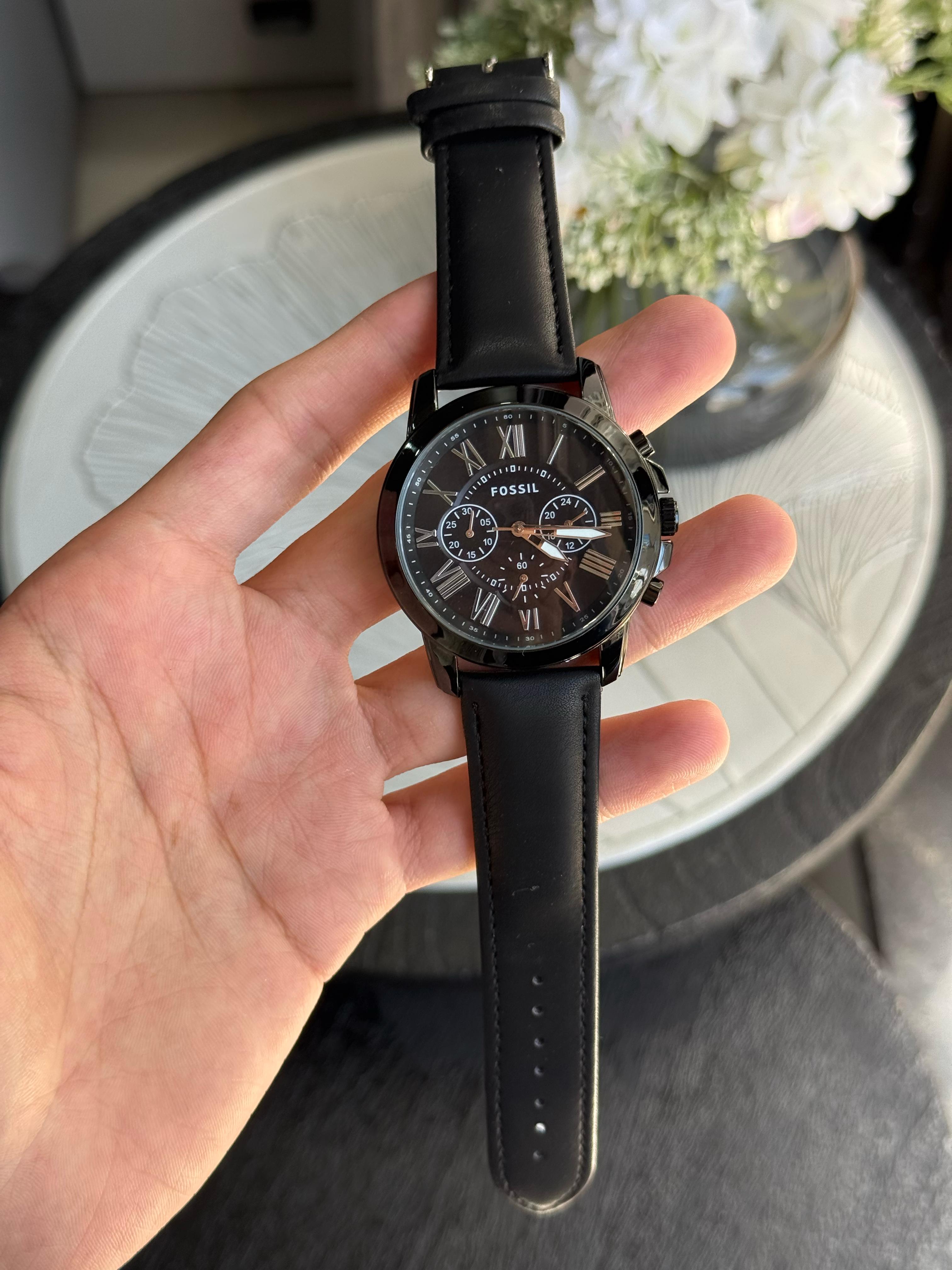 luxury Watch grant all working black