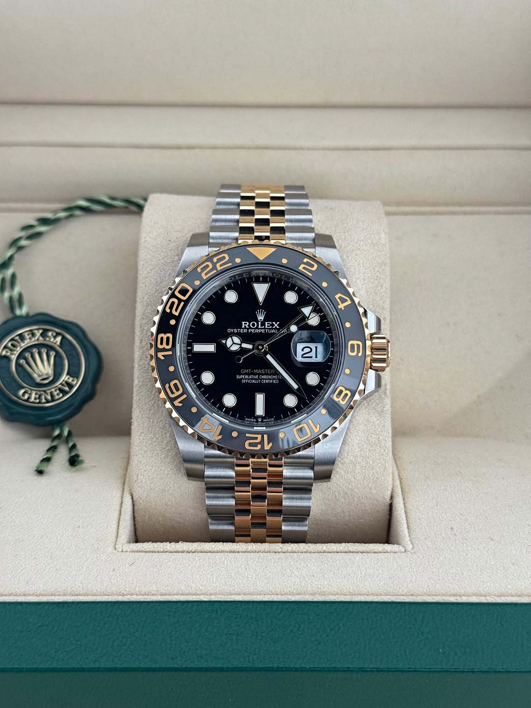 luxury Watch gmt two tone premium quality