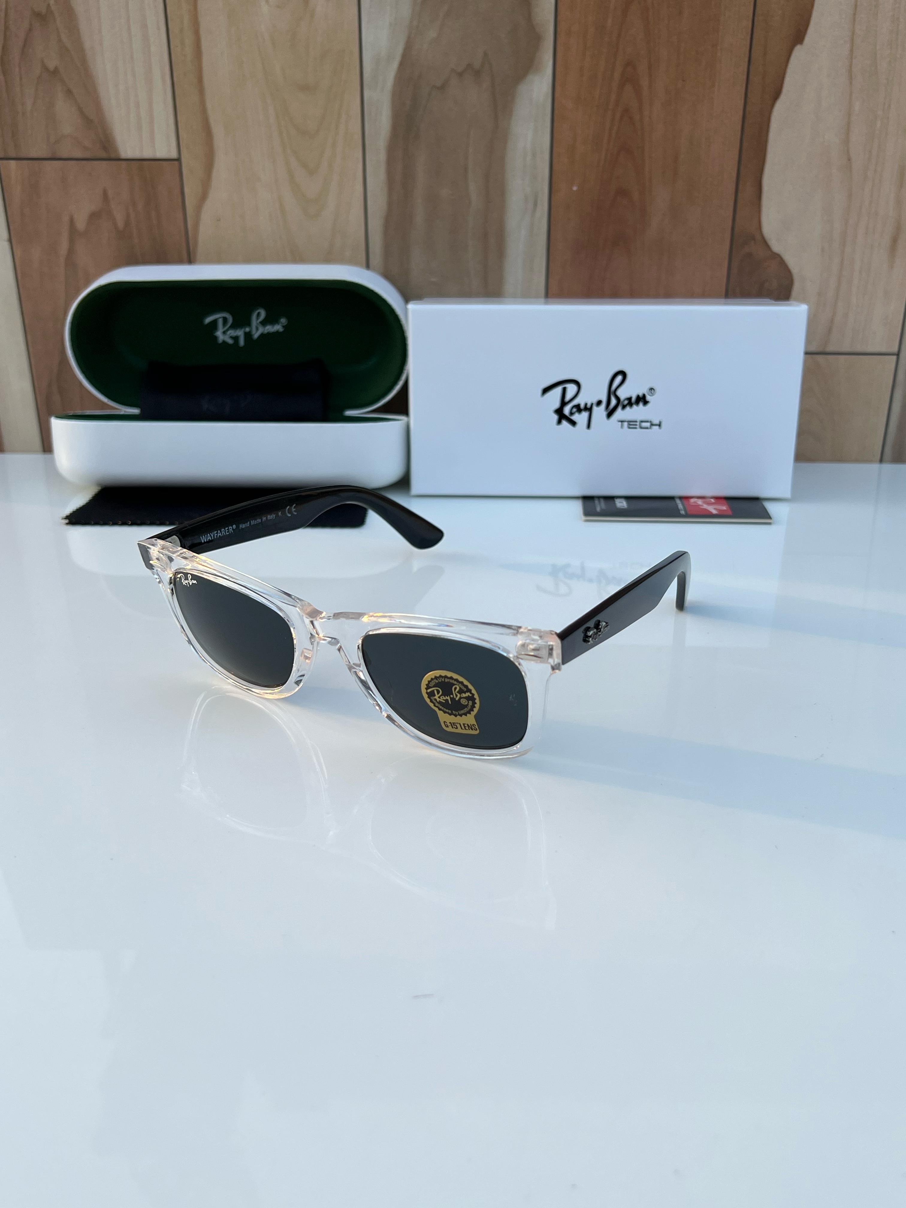 Ray 2140 slant transparent black