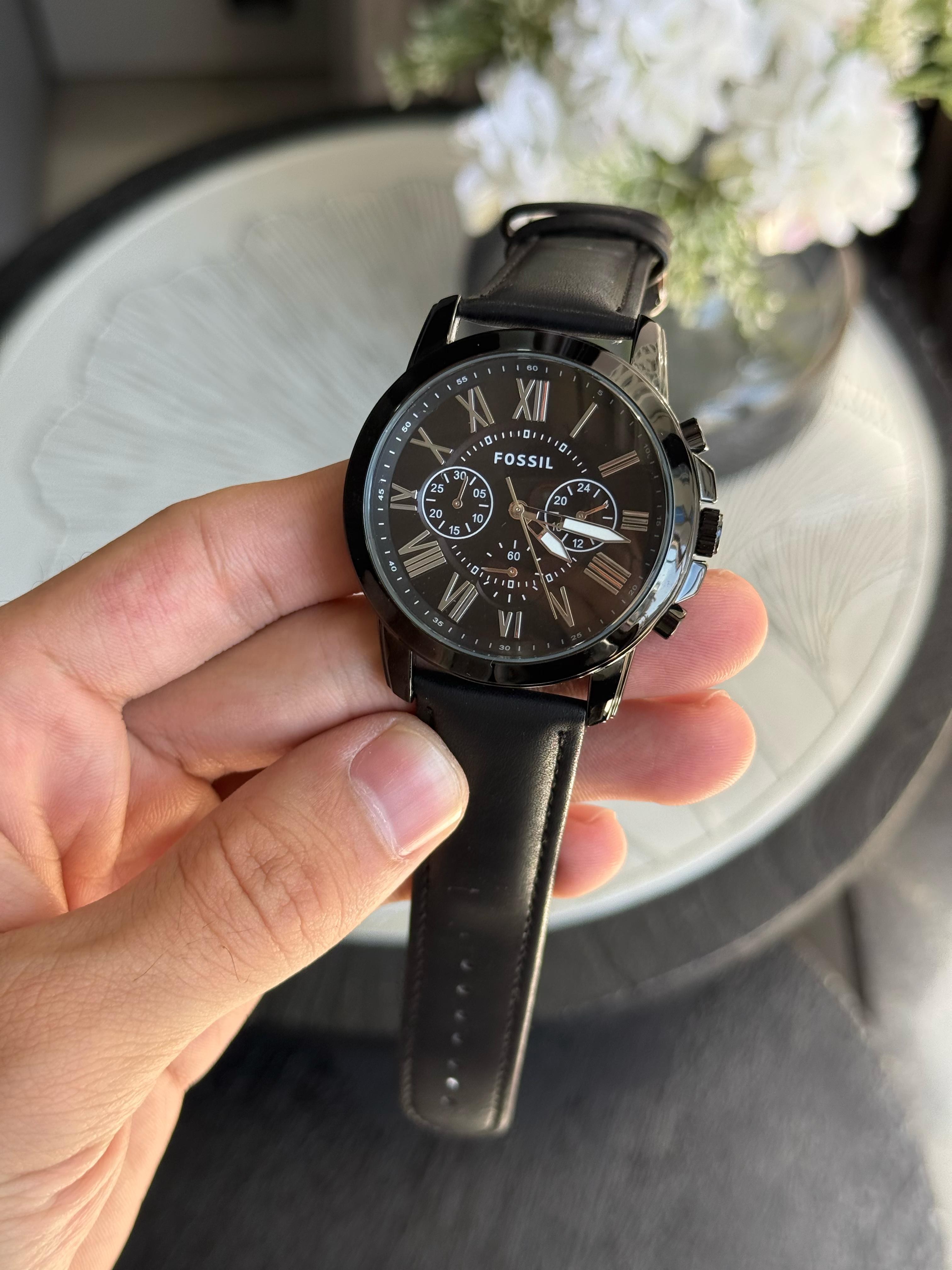 luxury Watch grant all working black