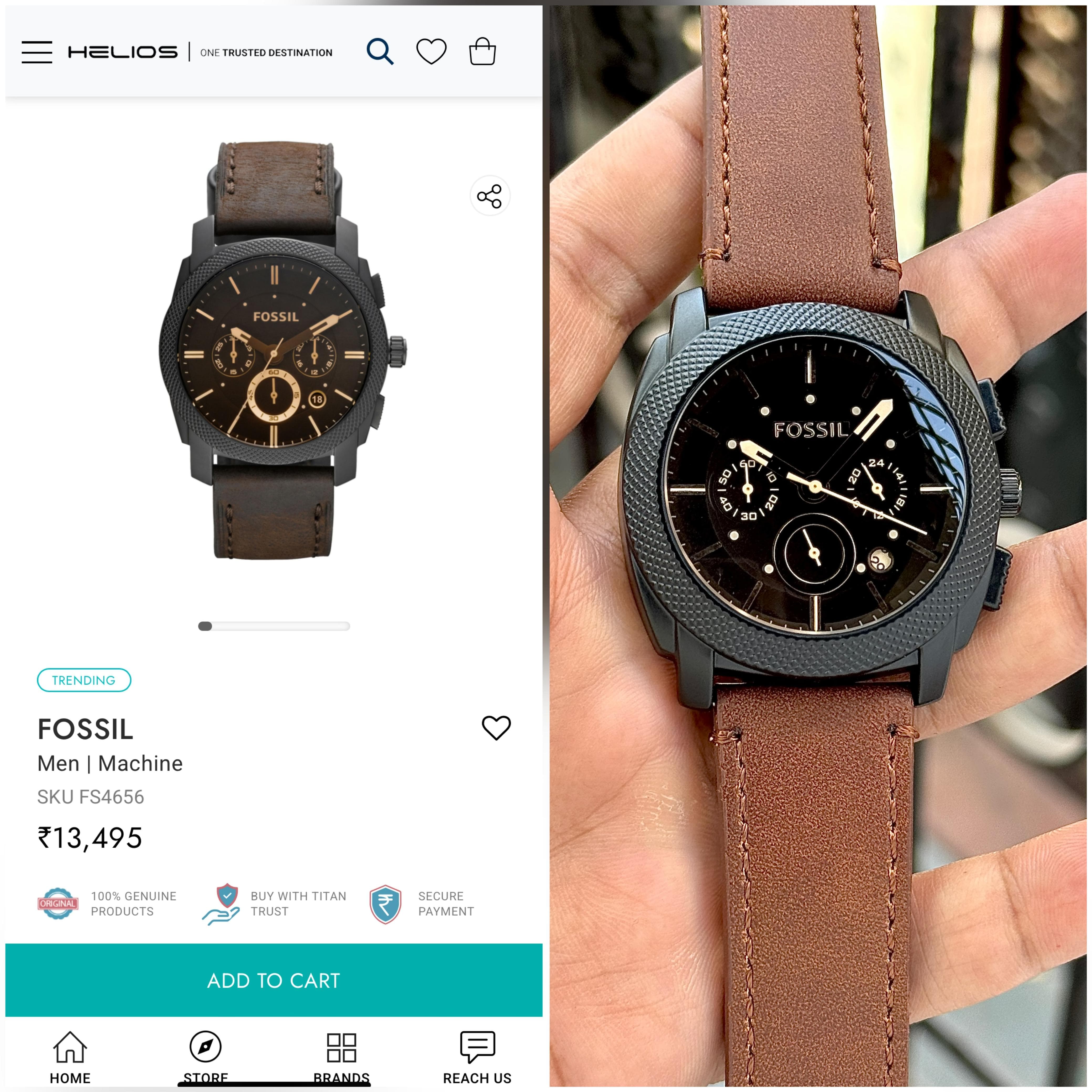 luxury Watch FS4682 chronograph machine heavy quality